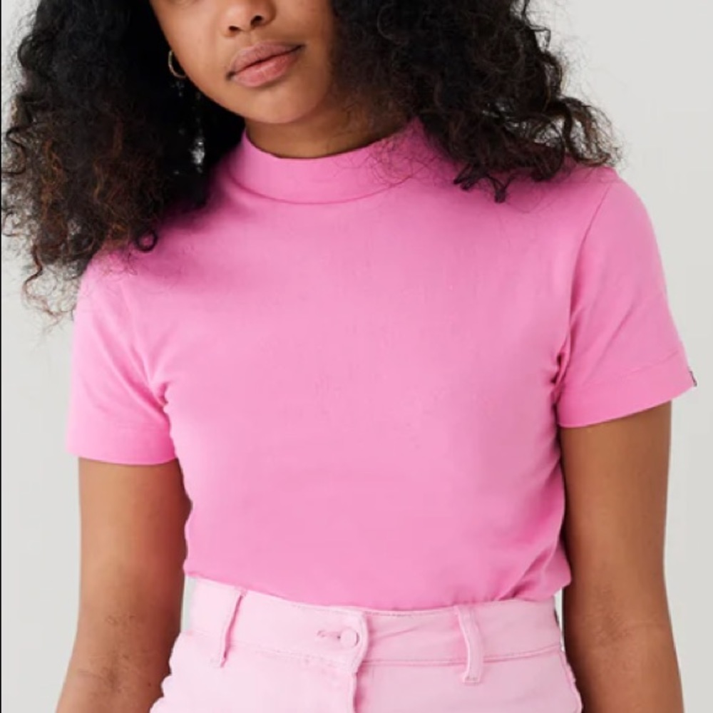 Lazy Oaf - Fitted Tee Pink